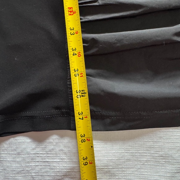 Joseph Ribkoff Black Gathered Midi Dress - Picture 6 of 6